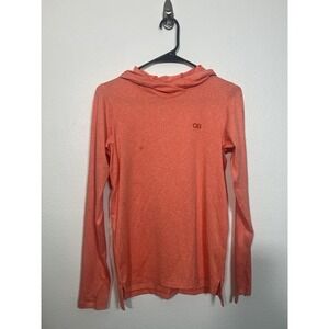 Womens Outdoor Research Lightweight Hooded Base Layer Hiking Long Sleeve Top XS